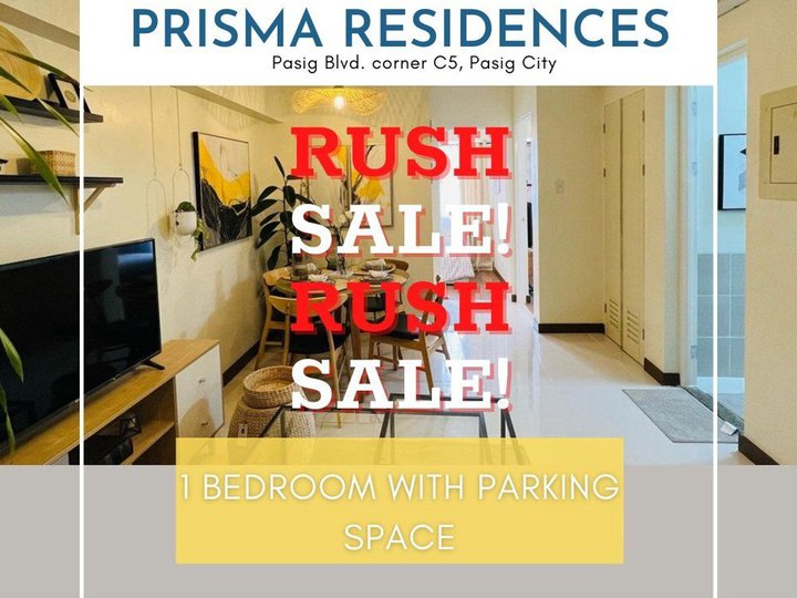 RUSH SALE! 1BEDROOM WITH PARKING SPACE NEWLY BUILT CONDO IN PASIG