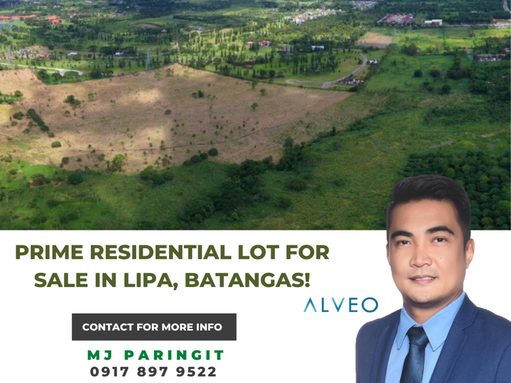 Prime Residential Lot For Sale by Ayala Land in Lipa, Batangas