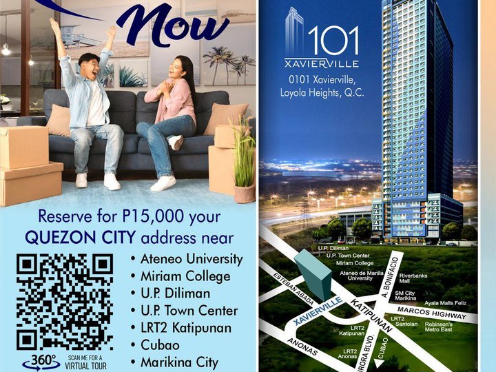 101 Xavierville - Ready For Occupancy, Near Ateneo de Manila