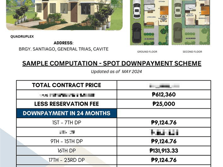 Pre selling quadruplex