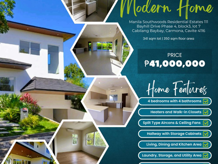 Brand New Modern Home in Manila Southwoods Estates