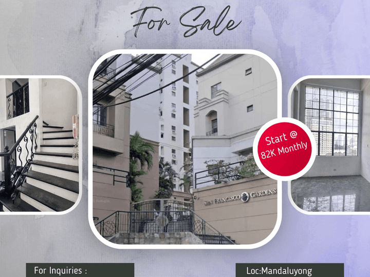 89.00 sqm 3 BR Condo For Sale in Mandaluyong 164K To Move in