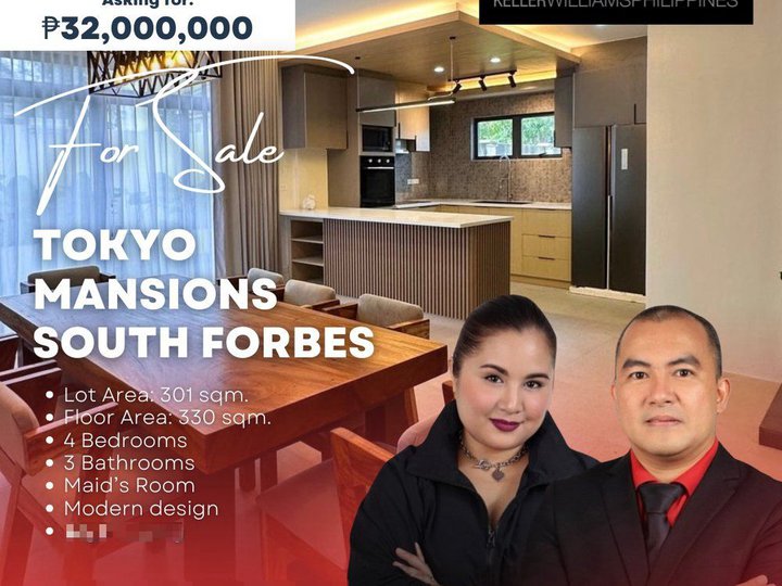 Modern Japanese-Inspired Home in Tokyo Mansions, South Forbes, Silang Cavite near Ayala Westgrove