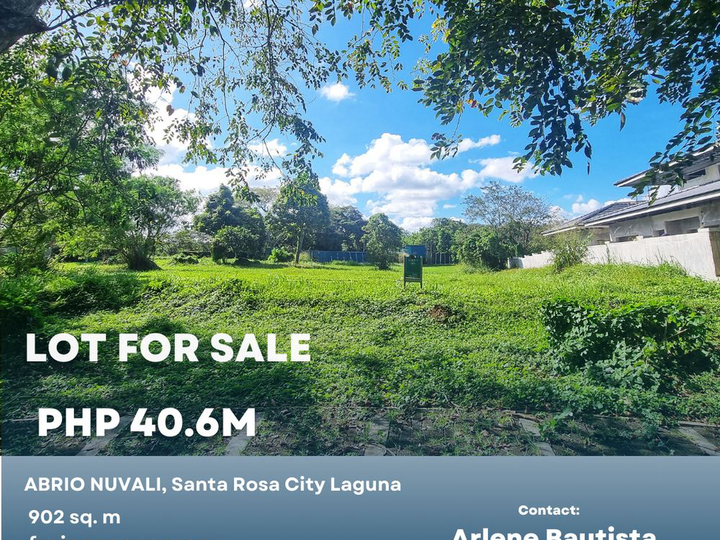 For Sale: LOT ONLY in Abrio Nuvali Santa Rosa City Laguna