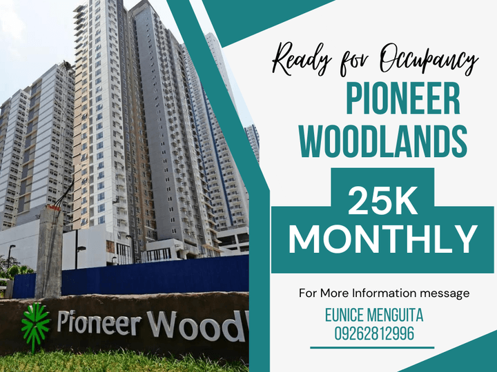 RENT TO OWN 50.32 sqm 2-bedroom Condo in Pioneer Mandaluyong