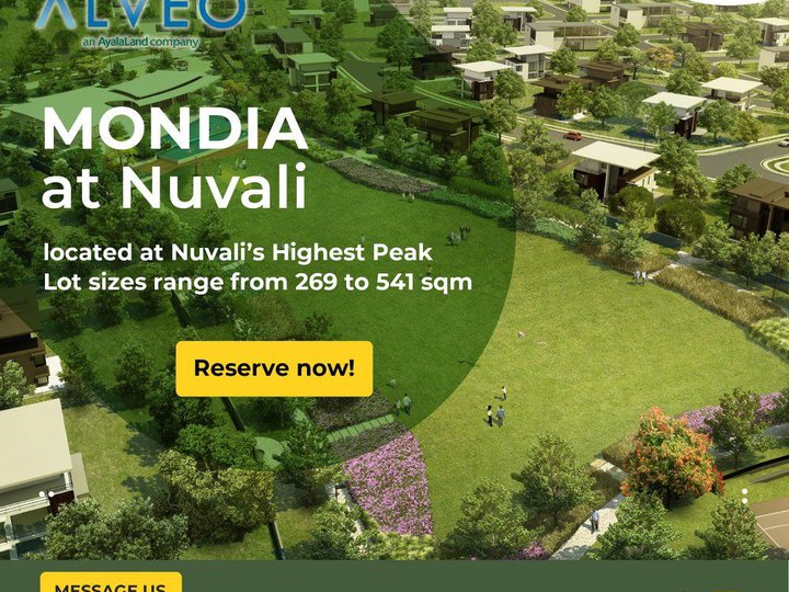 Mondia | Residential Lot in NUVALI