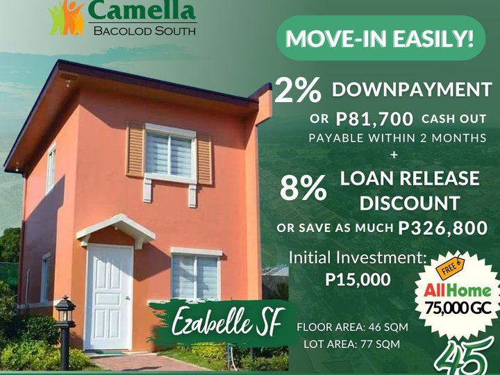 2-bedroom Ready to move-in House For Sale in Bacolod Negros Occidental