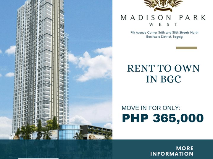 Rent to Own Condominium in BGC I Inquire Now