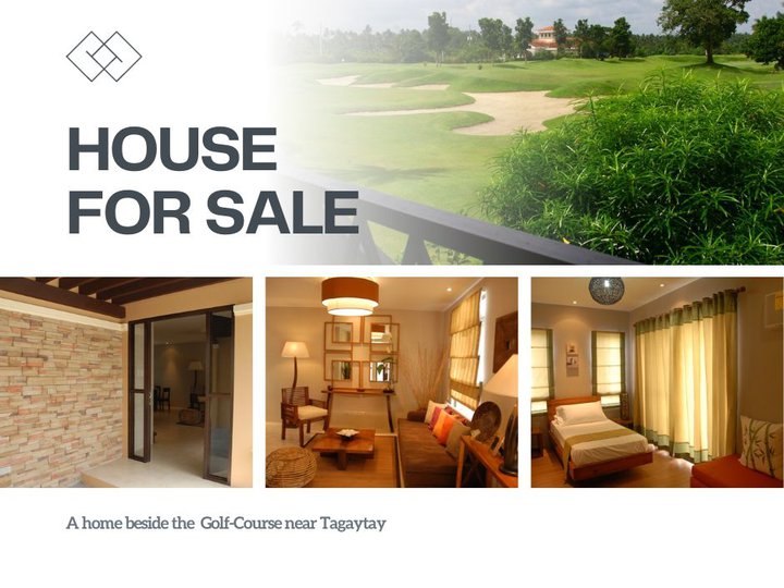 Golf Property House and Lot for Sale in Silang near Tagaytay