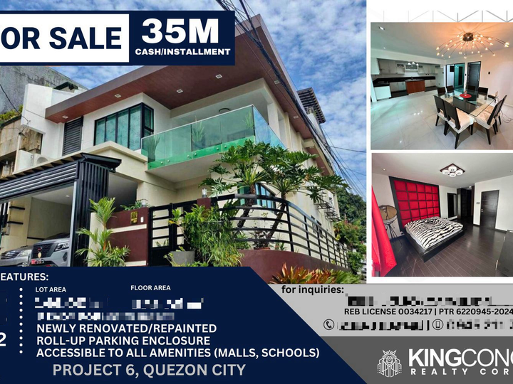 5-bedroom Single Detached House For Sale in Project 6 Quezon City / QC Metro Manila