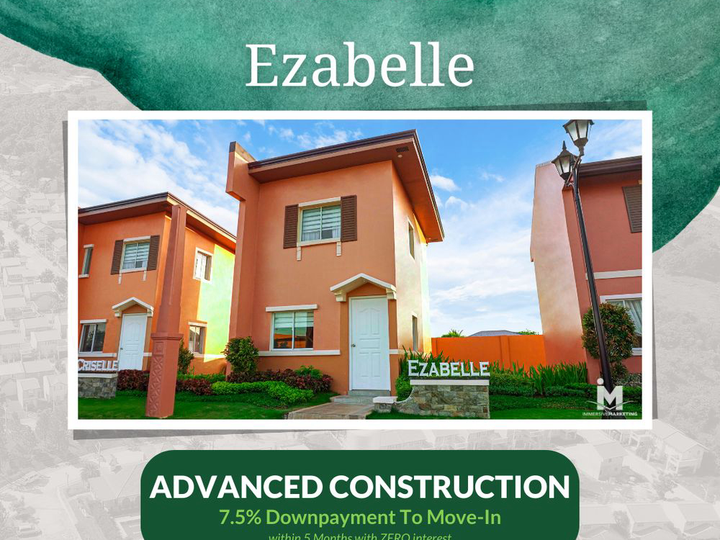 ADVANCED Construction 2-BR Ezabelle Unit in Camella Bacolod South