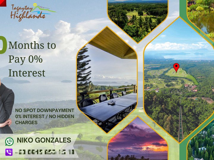 250 Sqm Lot for sale in Tagaytay Highlands