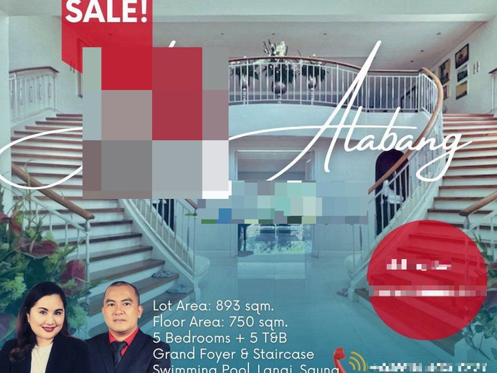 A 5-Bedroom Home with Swimming Pool For Sale in Ayala Alabang