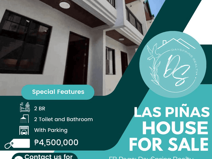 2 Bedroom House for Sale in Pilar Village, Las Pinas City