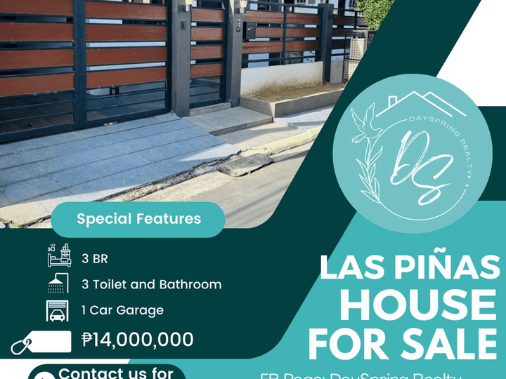 Bungalow House for Sale in Las Pinas City