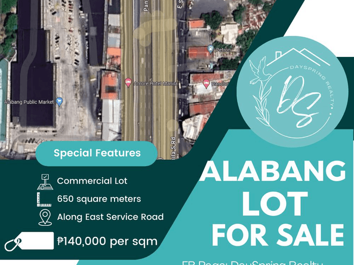 Highly Commercial Lot for Sale in Muntinlupa, Alabang (Rotonda)