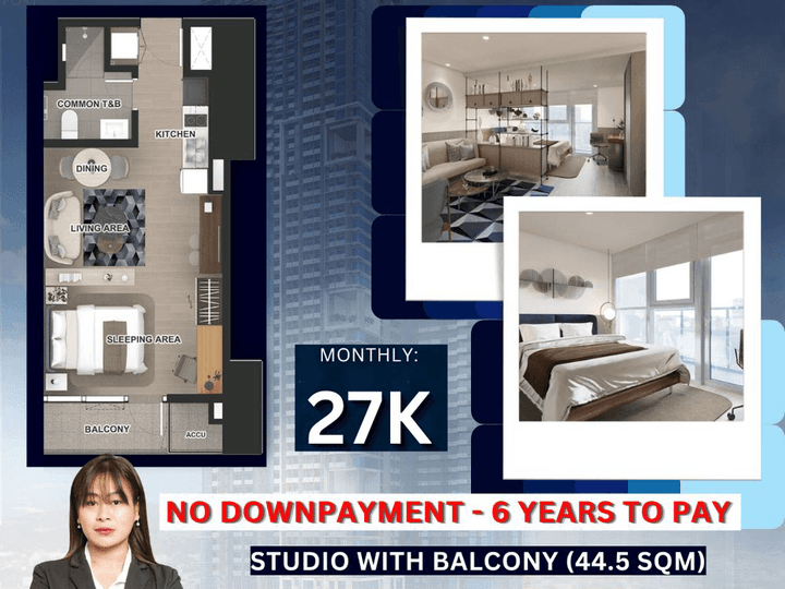 6 YEARS TO PAY PRE-SELLING CONDO IN BGC WITH NO DOWNPAYMENT