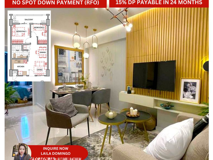 2 bedroom condo in pasig RFO No Spot Down payment 15% in 24 mo. Satori