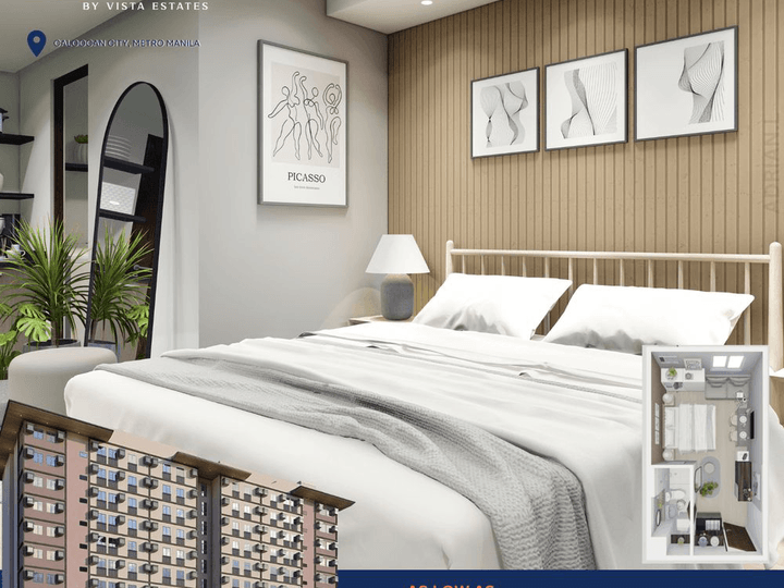 30.36 sqm 1-bedroom Condo For Sale in Caloocan Metro Manila