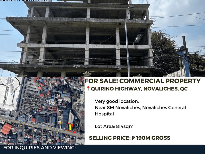 FOR SALE! COMMERCIAL PROPERTY  Quirin16o Highway, Novaliches, QC