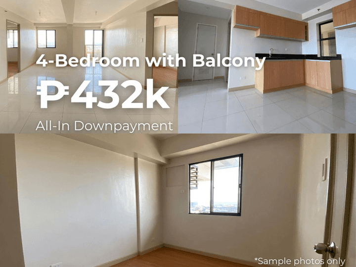 Ready For Occupancy 92.35 sqm 4-bedroom Residential Condo For Sale in Davao City