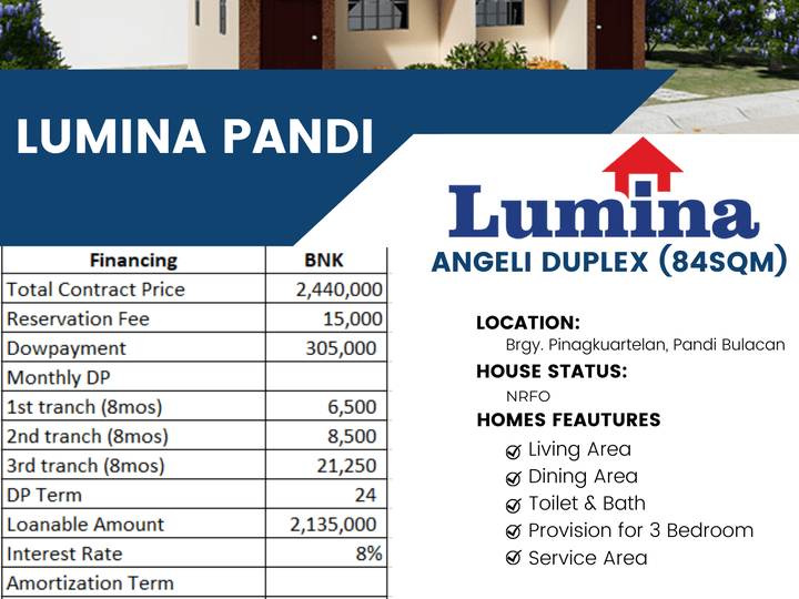 2-bedroom Duplex / Twin House For Sale in Pandi Bulacan