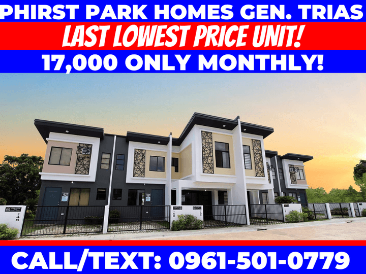Pre-selling 2-bedroom Townhouse For Sale in General Trias Cavite