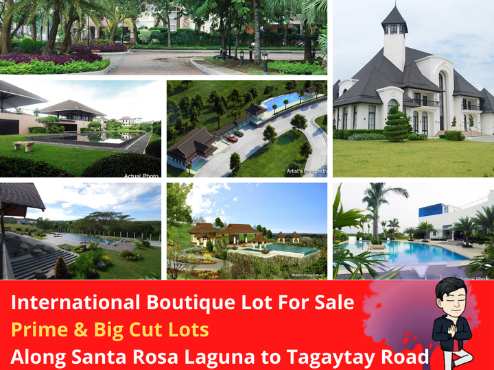Prime & Big Cut Lot For Sale Along Santa Rosa Laguna to Tagaytay Road