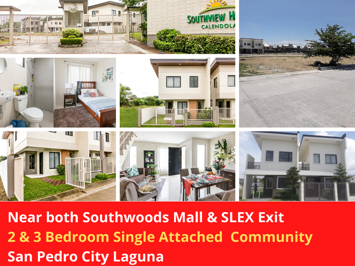 2 & 3 Bedroom Single Attached Community in San Pedro near Southwoods