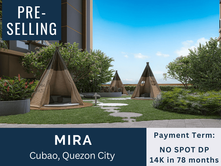 Pre-Selling Smart Home and Pet-Friendly Studio Condo Unit in Mira near Araneta Cubao