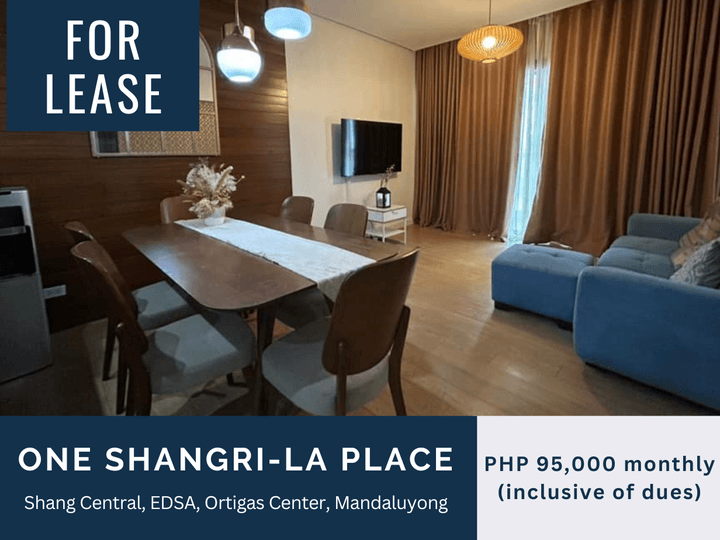 For Rent: Fully-furnished 2 Bedroom in One Shangri-La Place, Mandaluyong