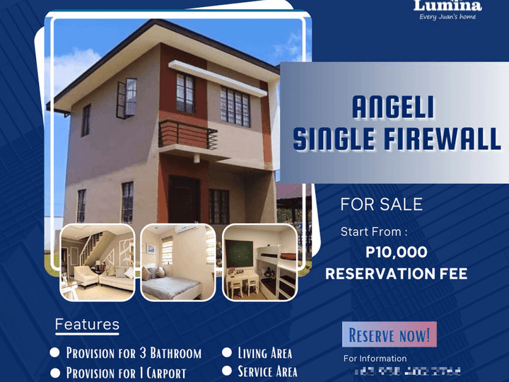 Angeli Single Firewall for P10,000 Reservation Fee