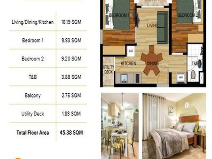 Elegant 2-bedroom Apartment Unit For Sale at The Hive by PH1 World Developer in Taytay Rizal