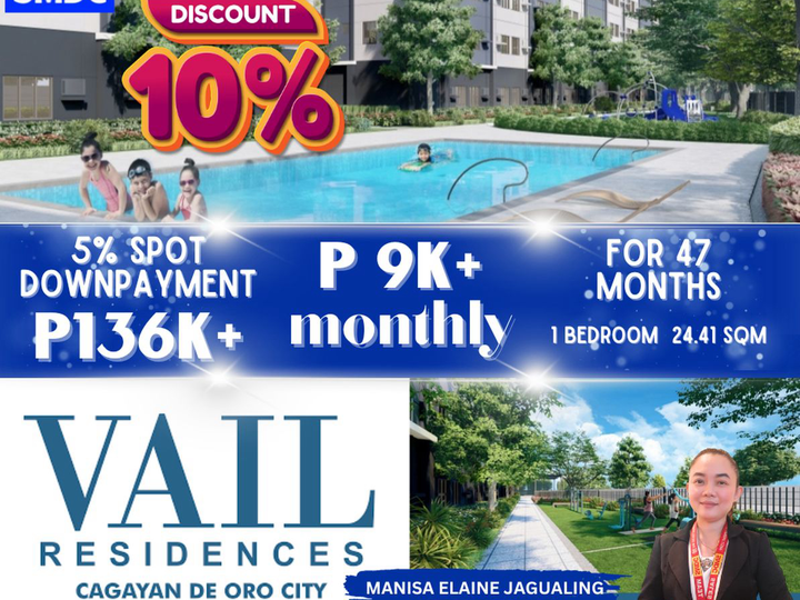 24.41 sqm 1-bedroom Condo For Sale in Cagayan de Oro Misamis Oriental