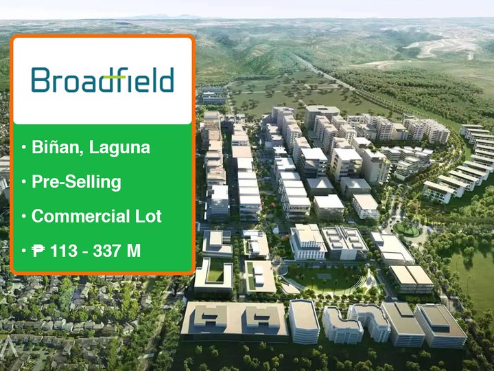 Prime Commercial Lots 1,324-2,915 sqm at Broadfield Laguna