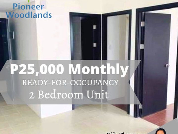 High-rise Condo in Mandaluyong RFO/RENT TO OWN 2-BR Unit 25k Monthly!