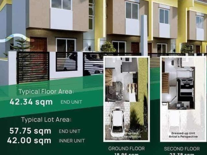 2-BR semi-complete  RFO Townhouse  in PacificTown CabucoTrece Martires Cavite