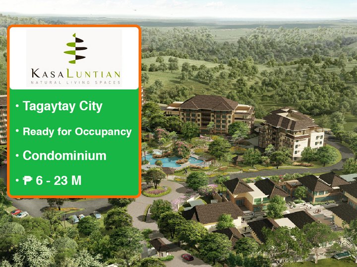 1 Bedroom Condo For Sale in Tagaytay City