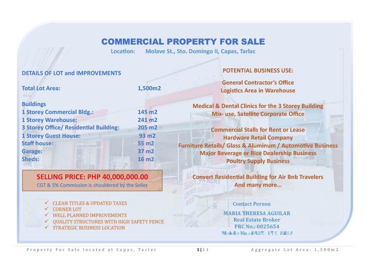Commercial Property in Capas, Tarlac