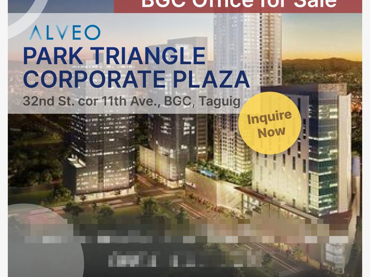 [BGC Office] Single/Whole Cut 149sqm Park Triangle Corporate Plaza