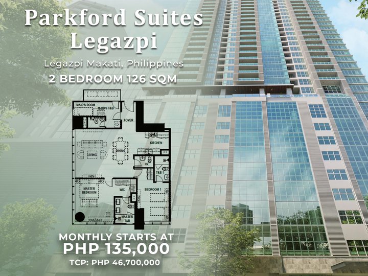 Parkford Suites Legazpi - 2 Bedroom Unit 126 sqm by Alveo Land