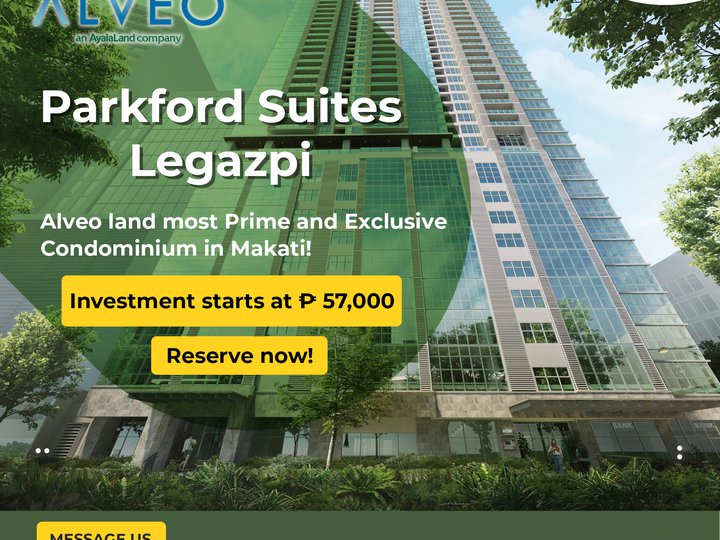 Parkford Suites Legazpi | 2 Bedroom 129 sqm | Prime Condo in Makati