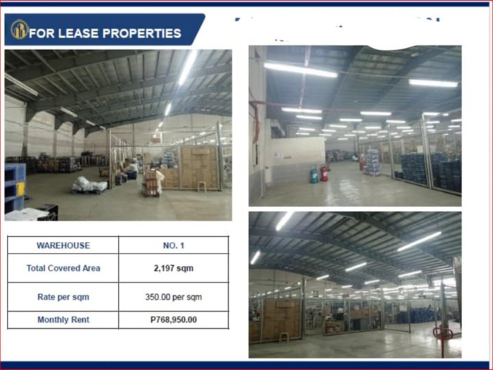 For Rent Lease Warehouse Space 2197 sqm Manggahan Pasig City