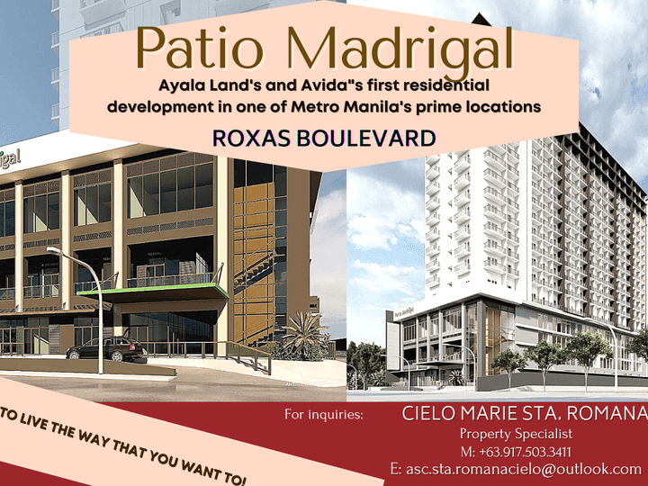 Condominium Units in Patio Madrigal by Ayala Land