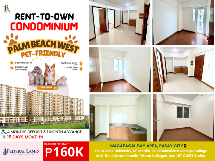 Ready For Occupancy  2-bedroom Residential Condo For Sale in Manila Bay Pasay