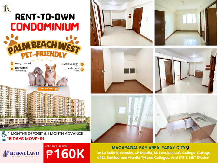 for sale ready for occupancy condominium in pasay rent to own two bedroom