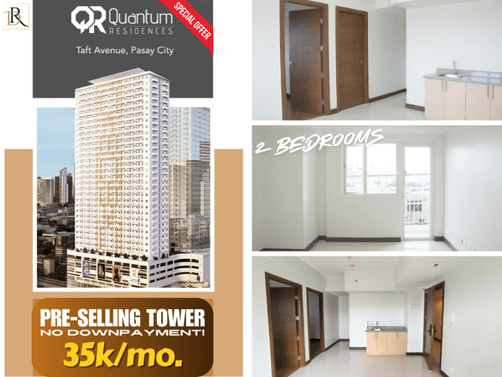 For Sale 2 Bedroom with parking in Quantum Residences near Makati CBD, MOA, Pagcor, OWWA, BIR