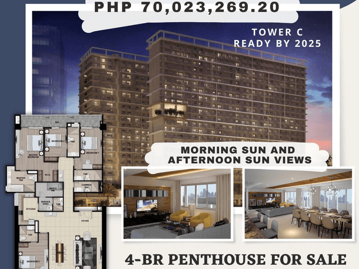 4-BR Penthouse - Pre-selling Condo in Park McKinley West - Fort BGC