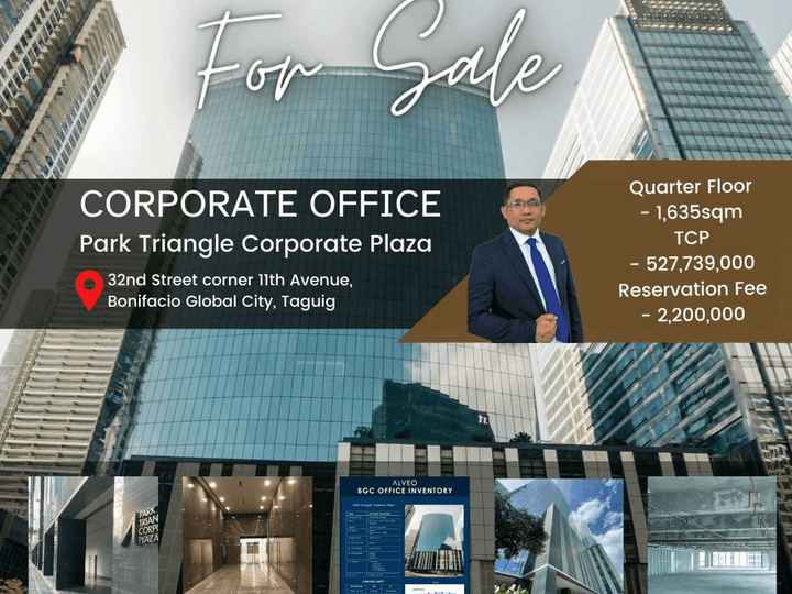 Corporate Office For Sale in BGC Park Triangle by ALVEO
