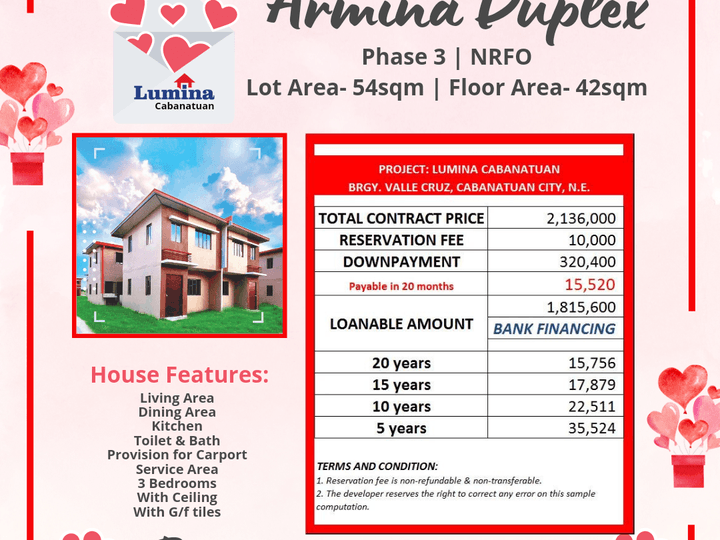 Affordable House and Lot in Cabanatuan City Nueva Ecija_Armina DX